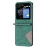 Kryt Rhombus hnedý – Samsung Galaxy Z Flip 5 | Kryty na mobil Kryty na mobil | Kryt Rhombus hnedý – Samsung Galaxy Z Flip 5 | Kryty na mobil