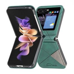 Kryt Rhombus zelený – Samsung Galaxy Z Flip 5 | Kryty na mobil Kryty na mobil | Kryt Rhombus zelený – Samsung Galaxy Z Flip 5 | Kryty na mobil