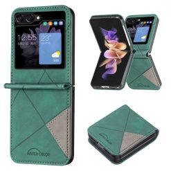 Kryt Rhombus zelený – Samsung Galaxy Z Flip 5 | Kryty na mobil Kryty na mobil | Kryt Rhombus zelený – Samsung Galaxy Z Flip 5 | Kryty na mobil