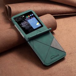 Kryt Rhombus zelený – Samsung Galaxy Z Flip 5 | Kryty na mobil Kryty na mobil | Kryt Rhombus zelený – Samsung Galaxy Z Flip 5 | Kryty na mobil