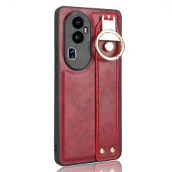 Kryty na mobil | Kryt Wristband Case červený – Oppo Reno10 Pro 5G (Reno 10 Pro 5G) | Kryty na mobil