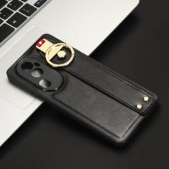 Kryty na mobil | Kryt Wristband Case čierny – Oppo Reno10 Pro 5G (Reno 10 Pro 5G) | Kryty na mobil