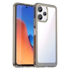 Kryty na mobil | Ochranný kryt Colorful Acrylic case transparentno-sivý – Xiaomi Redmi 12 | Kryty na mobil