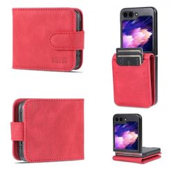 Kryty na mobil | Peňaženkové puzdro AZNS Dream červené – Samsung Galaxy Z Flip 5 | Kryty na mobil