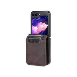 Peňaženkové puzdro AZNS Dream hnedé – Samsung Galaxy Z Flip 5 | Kryty na mobil Kryty na mobil | Peňaženkové puzdro AZNS Dream hnedé – Samsung Galaxy Z Flip 5 | Kryty na mobil