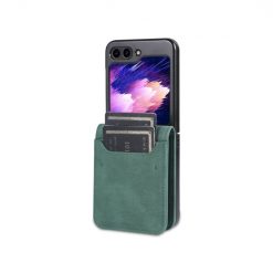 Kryty na mobil | Peňaženkové puzdro AZNS Dream zelené – Samsung Galaxy Z Flip 5 | Kryty na mobil
