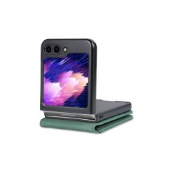 Kryty na mobil | Peňaženkové puzdro AZNS Dream zelené – Samsung Galaxy Z Flip 5 | Kryty na mobil