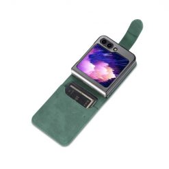 Kryty na mobil | Peňaženkové puzdro AZNS Dream zelené – Samsung Galaxy Z Flip 5 | Kryty na mobil