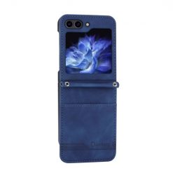 Peňaženkové puzdro Dierfeng Dream modré – Samsung Galaxy Z Flip 5