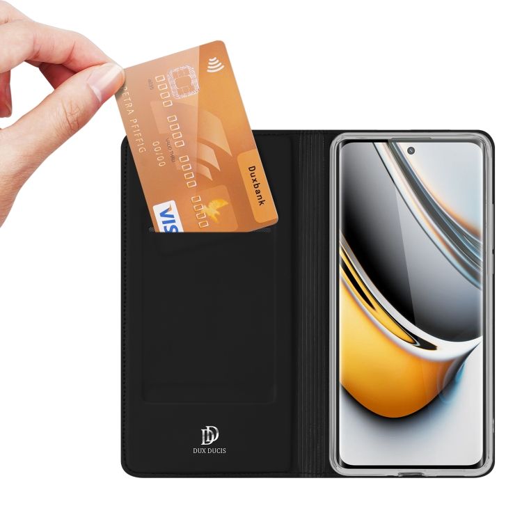 Peňaženkové puzdro Dux Ducis Skin Pro čierne – Realme 11 Pro / 11 Pro+ | Kryty na mobil Kryty na mobil | Peňaženkové puzdro Dux Ducis Skin Pro čierne – Realme 11 Pro / 11 Pro+ | Kryty na mobil