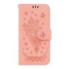 Kryty na mobil | Peňaženkové puzdro Embossing Pattern Kytica zelené – Infinix Hot 20i | Kryty na mobil