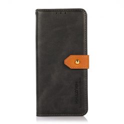Kryty na mobil | Peňaženkové puzdro Khazneh Dual-color case čierne – Realme C53 | Kryty na mobil