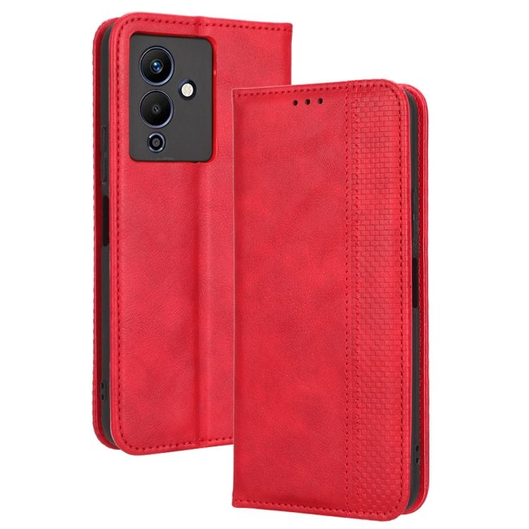 Peňaženkové puzdro Retro Leather červené – Infinix Note 12 Pro 5G | Kryty na mobil Kryty na mobil | Peňaženkové puzdro Retro Leather červené – Infinix Note 12 Pro 5G | Kryty na mobil