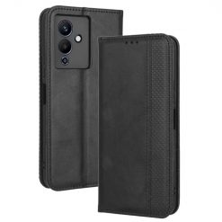 Kryty na mobil | Peňaženkové puzdro Retro Leather čierne – Infinix Note 12 Pro 5G | Kryty na mobil