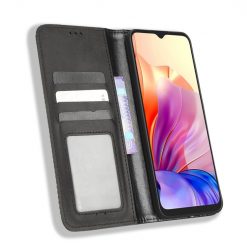 Peňaženkové puzdro Retro Leather čierne – Oscal C80 | Kryty na mobil Kryty na mobil | Peňaženkové puzdro Retro Leather čierne – Oscal C80 | Kryty na mobil