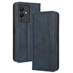 Peňaženkové puzdro Retro Leather modré – Infinix Note 12 Pro 5G