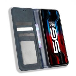 Peňaženkové puzdro Retro Leather modré – Infinix Note 12 Pro 5G | Kryty na mobil Kryty na mobil | Peňaženkové puzdro Retro Leather modré – Infinix Note 12 Pro 5G | Kryty na mobil