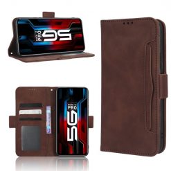 Kryty na mobil | Peňaženkové puzdro Slots case hnedé – Infinix Note 12 Pro 5G | Kryty na mobil