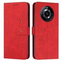 Kryty na mobil | Peňaženkové puzdro Smile case červené – Realme 11 Pro / 11 Pro+ | Kryty na mobil