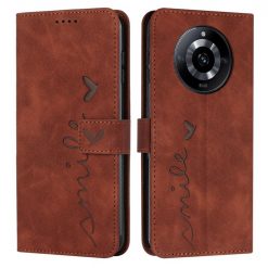 Kryty na mobil | Peňaženkové puzdro Smile case hnedé – Realme 11 Pro / 11 Pro+ | Kryty na mobil