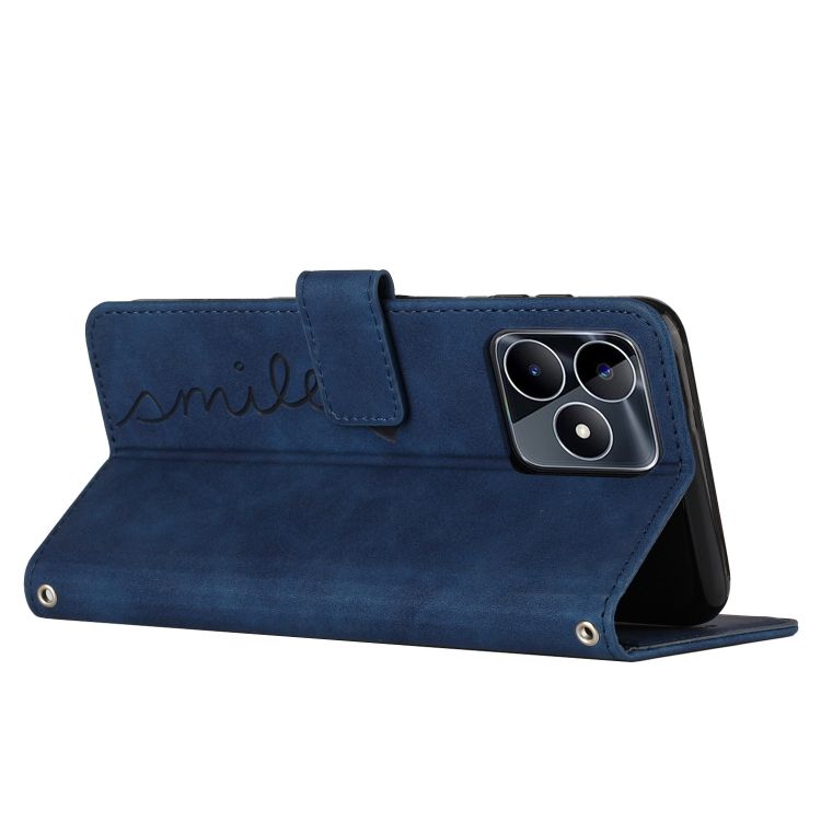 Peňaženkové puzdro Smile case modré – Realme C53 | Kryty na mobil Kryty na mobil | Peňaženkové puzdro Smile case modré – Realme C53 | Kryty na mobil