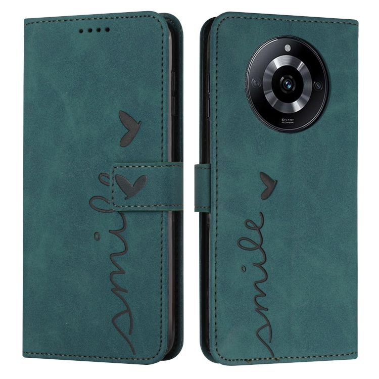 Peňaženkové puzdro Smile case zelené – Realme 11 Pro / 11 Pro+ | Kryty na mobil Kryty na mobil | Peňaženkové puzdro Smile case zelené – Realme 11 Pro / 11 Pro+ | Kryty na mobil