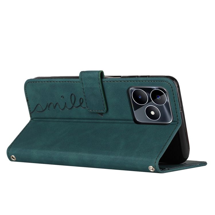 Peňaženkové puzdro Smile case zelené – Realme C53 | Kryty na mobil Kryty na mobil | Peňaženkové puzdro Smile case zelené – Realme C53 | Kryty na mobil