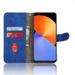 Kryty na mobil | Peňaženkové puzdro Solid modré – Infinix Note 30 | Kryty na mobil