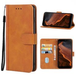 Kryty na mobil | Peňaženkové puzdro Splendid case hnedé – Doogee S61 / S61 Pro | Kryty na mobil