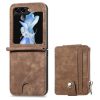 Kryty na mobil | Peňaženkové puzdro Zipper Wallet ružové – Samsung Galaxy Z Flip 5 | Kryty na mobil