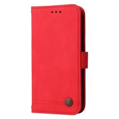 Knižkové puzdro Skin Feel case červené – Vivo Y36