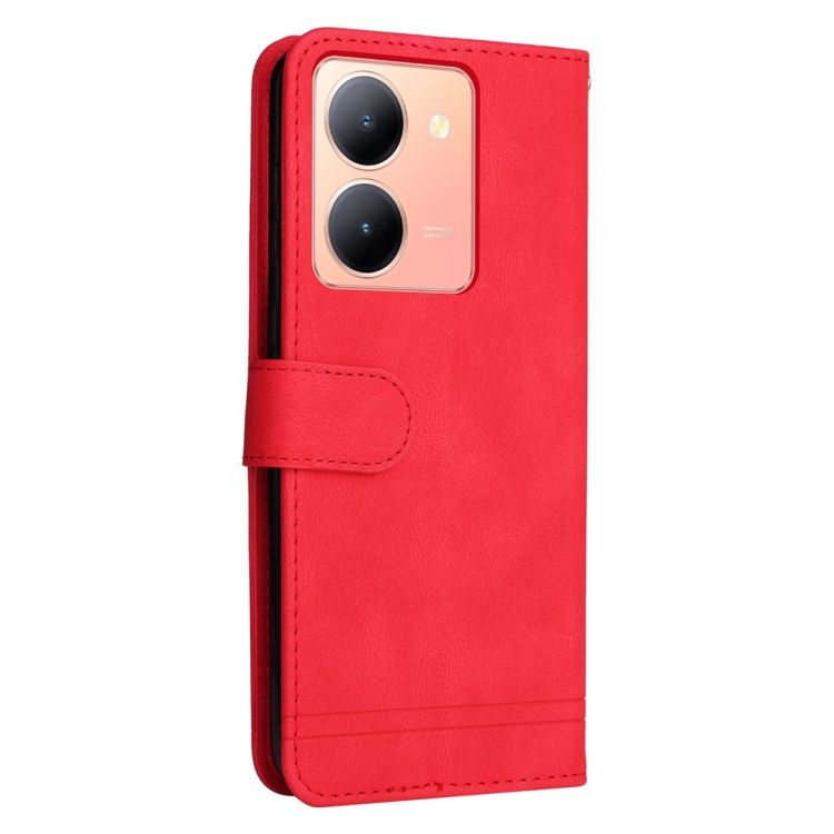 Knižkové puzdro Skin Feel case červené – Vivo Y36 | Kryty na mobil Kryty na mobil | Knižkové puzdro Skin Feel case červené – Vivo Y36 | Kryty na mobil