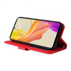 Knižkové puzdro Skin Feel case červené – Vivo Y36 | Kryty na mobil Kryty na mobil | Knižkové puzdro Skin Feel case červené – Vivo Y36 | Kryty na mobil