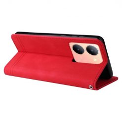 Knižkové puzdro Skin Feel case červené – Vivo Y36 | Kryty na mobil Kryty na mobil | Knižkové puzdro Skin Feel case červené – Vivo Y36 | Kryty na mobil