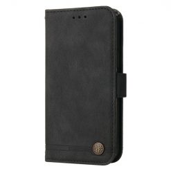 Kryty na mobil | Knižkové puzdro Skin Feel case čierne – Vivo Y36 | Kryty na mobil