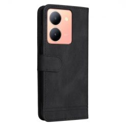 Kryty na mobil | Knižkové puzdro Skin Feel case čierne – Vivo Y36 | Kryty na mobil