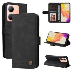 Kryty na mobil | Knižkové puzdro Skin Feel case čierne – Vivo Y36 | Kryty na mobil