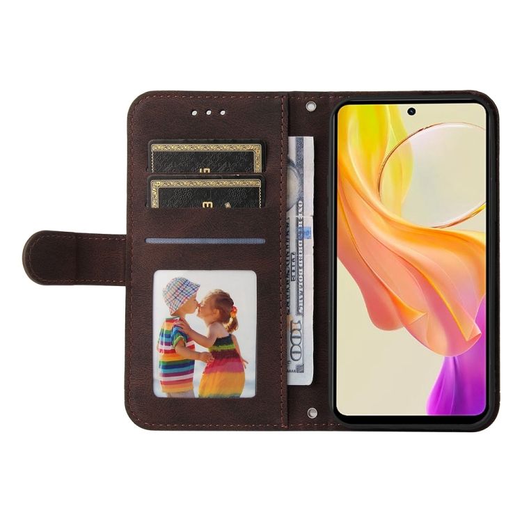 Knižkové puzdro Skin Feel case hnedé – Vivo Y36 | Kryty na mobil Kryty na mobil | Knižkové puzdro Skin Feel case hnedé – Vivo Y36 | Kryty na mobil