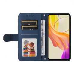 Kryty na mobil | Knižkové puzdro Skin Feel case modré – Vivo Y36 | Kryty na mobil