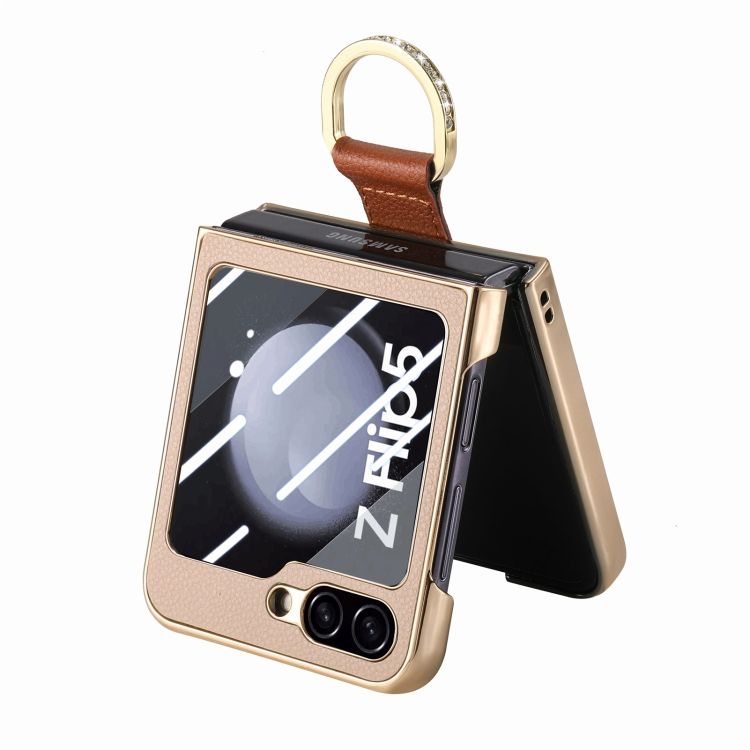 Kryt Bril case béžový s ochranou na vonkajší displej – Samsung Galaxy Z Flip 5 | Kryty na mobil Kryty na mobil | Kryt Bril case béžový s ochranou na vonkajší displej – Samsung Galaxy Z Flip 5 | Kryty na mobil