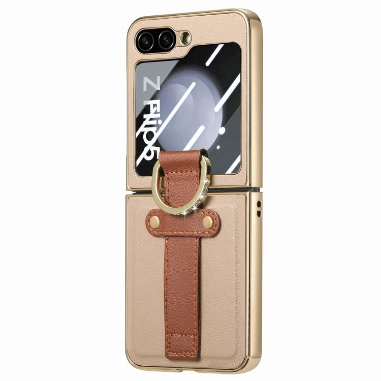 Kryt Bril case béžový s ochranou na vonkajší displej – Samsung Galaxy Z Flip 5 | Kryty na mobil Kryty na mobil | Kryt Bril case béžový s ochranou na vonkajší displej – Samsung Galaxy Z Flip 5 | Kryty na mobil