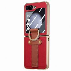 Kryt Bril case červený s ochranou na vonkajší displej – Samsung Galaxy Z Flip 5