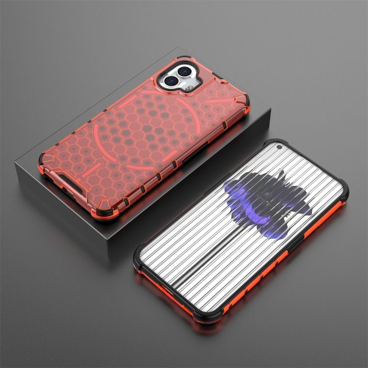 Odolný kryt Honeycomb Armor červený – Nothing Phone (2) | Kryty na mobil Kryty na mobil | Odolný kryt Honeycomb Armor červený – Nothing Phone (2) | Kryty na mobil