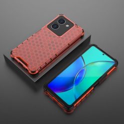 Odolný kryt Honeycomb Armor červený – Vivo Y36 | Kryty na mobil Kryty na mobil | Odolný kryt Honeycomb Armor červený – Vivo Y36 | Kryty na mobil