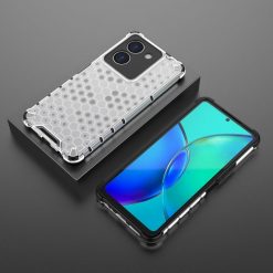 Kryty na mobil | Odolný kryt Honeycomb Armor transparentný – Vivo Y36 | Kryty na mobil