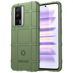 Odolný kryt Rugged Shield zelený – Xiaomi Poco F5 Pro