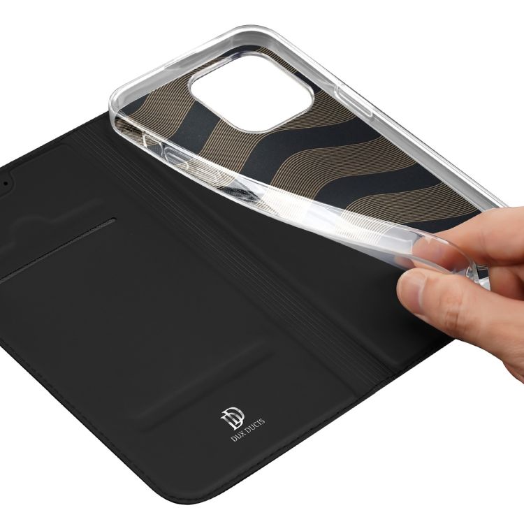 Peňaženkové puzdro Dux Ducis Skin Pro čierne – Apple iPhone 15 Plus | Kryty na mobil Kryty na mobil | Peňaženkové puzdro Dux Ducis Skin Pro čierne – Apple iPhone 15 Plus | Kryty na mobil