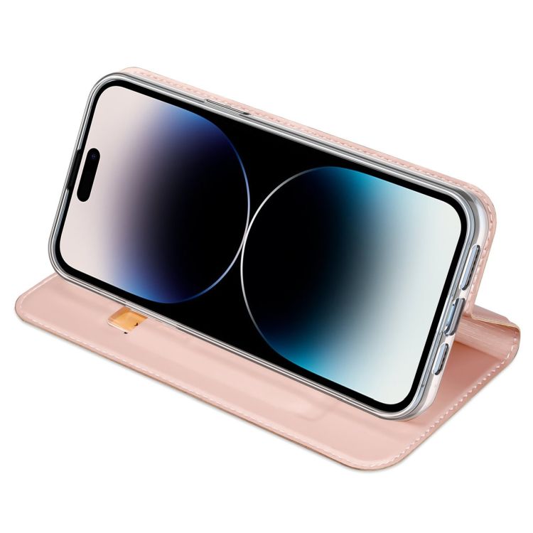 Peňaženkové puzdro Dux Ducis Skin Pro ružové – Apple iPhone 15 Pro | Kryty na mobil Kryty na mobil | Peňaženkové puzdro Dux Ducis Skin Pro ružové – Apple iPhone 15 Pro | Kryty na mobil