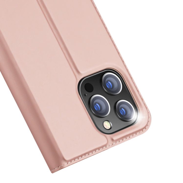 Peňaženkové puzdro Dux Ducis Skin Pro ružové – Apple iPhone 15 Pro | Kryty na mobil Kryty na mobil | Peňaženkové puzdro Dux Ducis Skin Pro ružové – Apple iPhone 15 Pro | Kryty na mobil