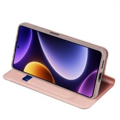 Kryty na mobil | Peňaženkové puzdro Dux Ducis Skin Pro ružové – Xiaomi Poco F5 | Kryty na mobil